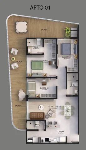 Apartamento à venda com 2 quartos, 90m² - Foto 26