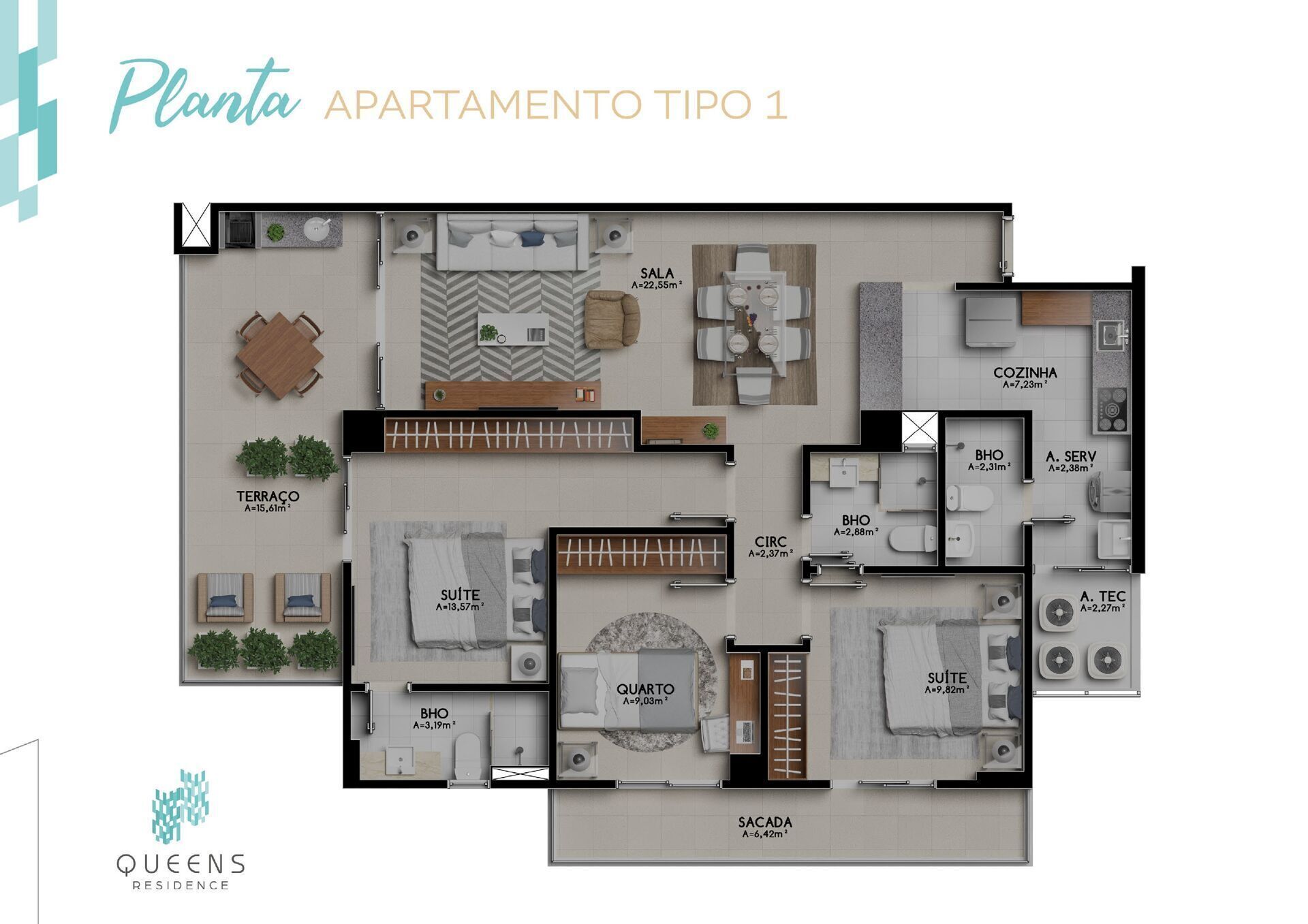Apartamento, 3 quartos, 112 m² - Foto 23