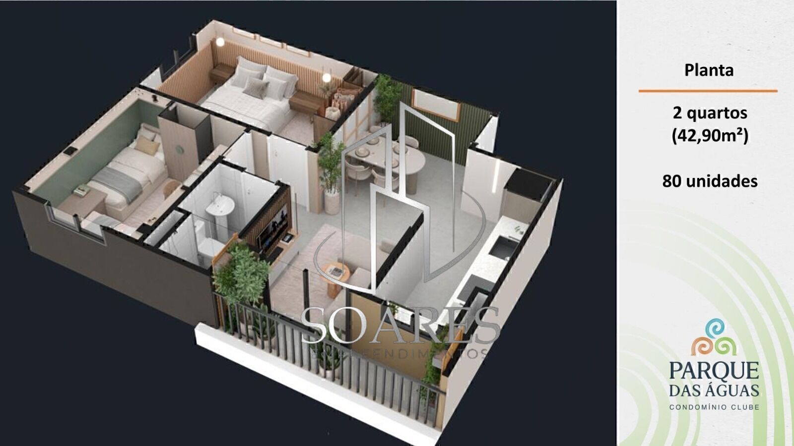 Apartamento, 2 quartos, 42 m² - Foto 14