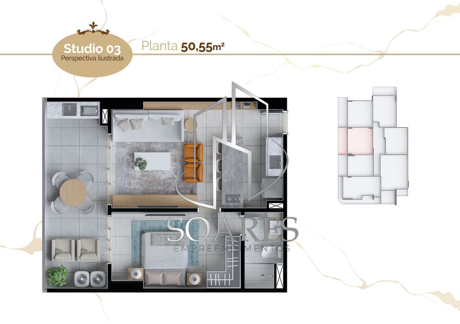 Apartamento à venda com 2 quartos, 62m² - Foto 24