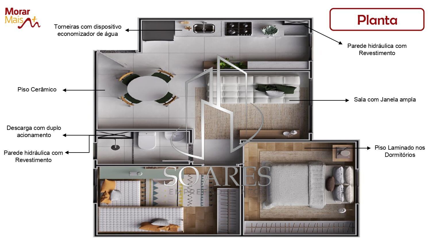 Casa, 2 quartos, 42 m² - Foto 21