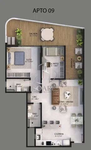 Apartamento, 2 quartos, 90 m² - Foto 24