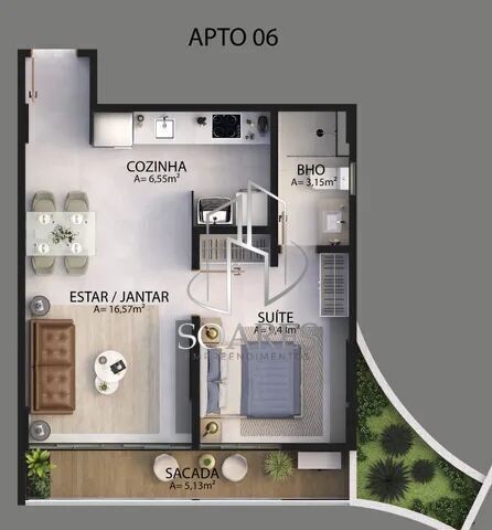 Apartamento, 2 quartos, 90 m² - Foto 23