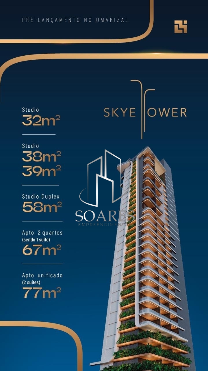 Apartamento à venda com 2 quartos, 38m² - Foto 3