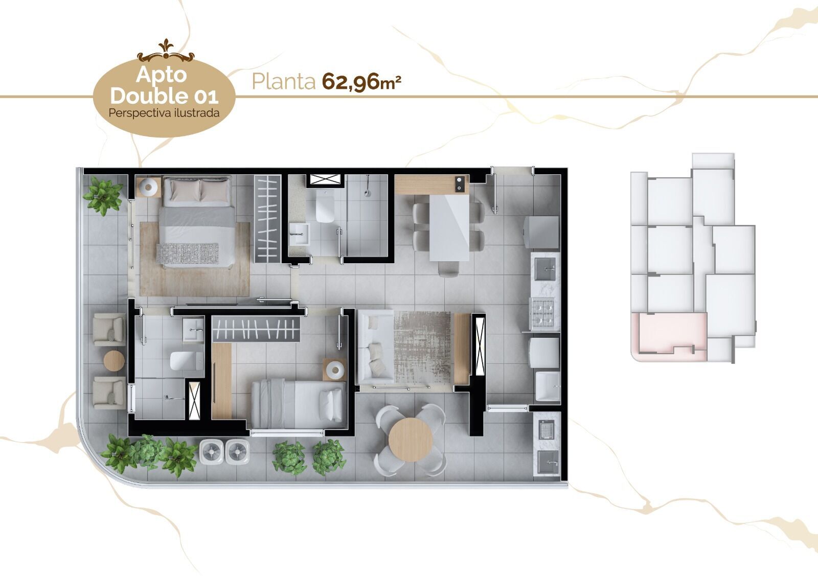 Apartamento à venda com 2 quartos, 62m² - Foto 43