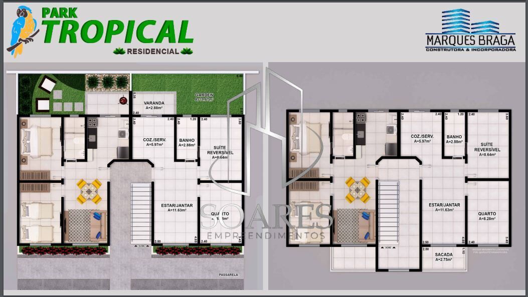 Apartamento à venda com 2 quartos, 46m² - Foto 16