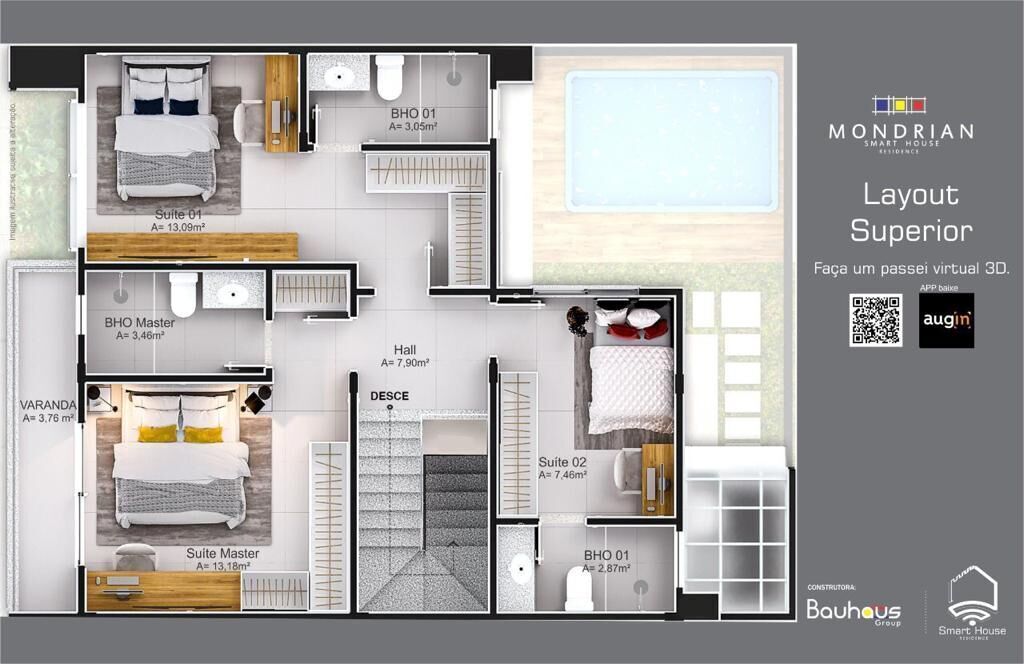 Casa, 3 quartos, 154 m² - Foto 23