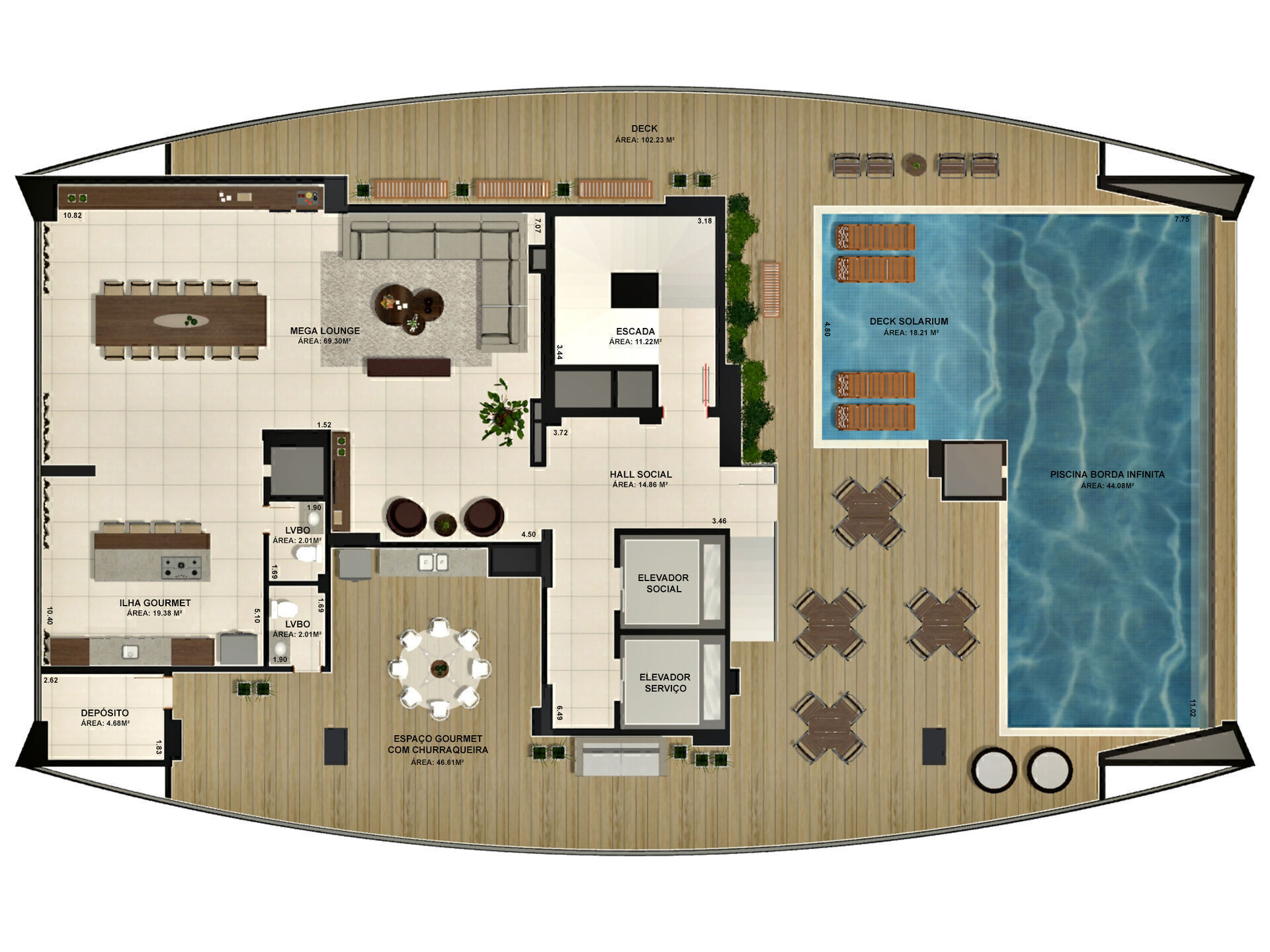 Apartamento, 3 quartos, 84 m² - Foto 46