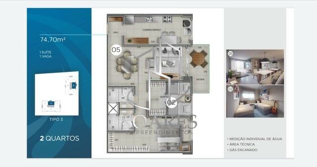 Apartamento à venda com 3 quartos, 90m² - Foto 25