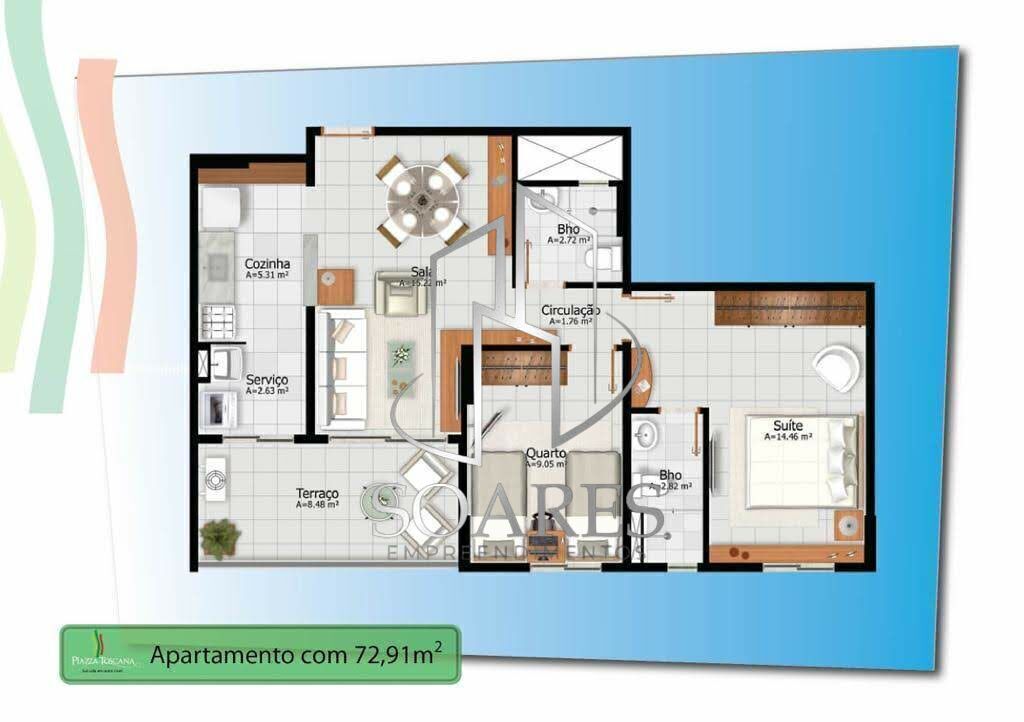 Apartamento à venda com 2 quartos, 73m² - Foto 49