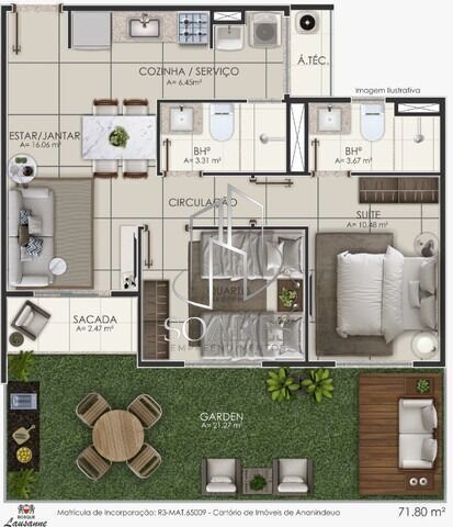 Apartamento à venda com 2 quartos, 50m² - Foto 33