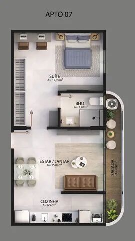 Apartamento, 2 quartos, 90 m² - Foto 22