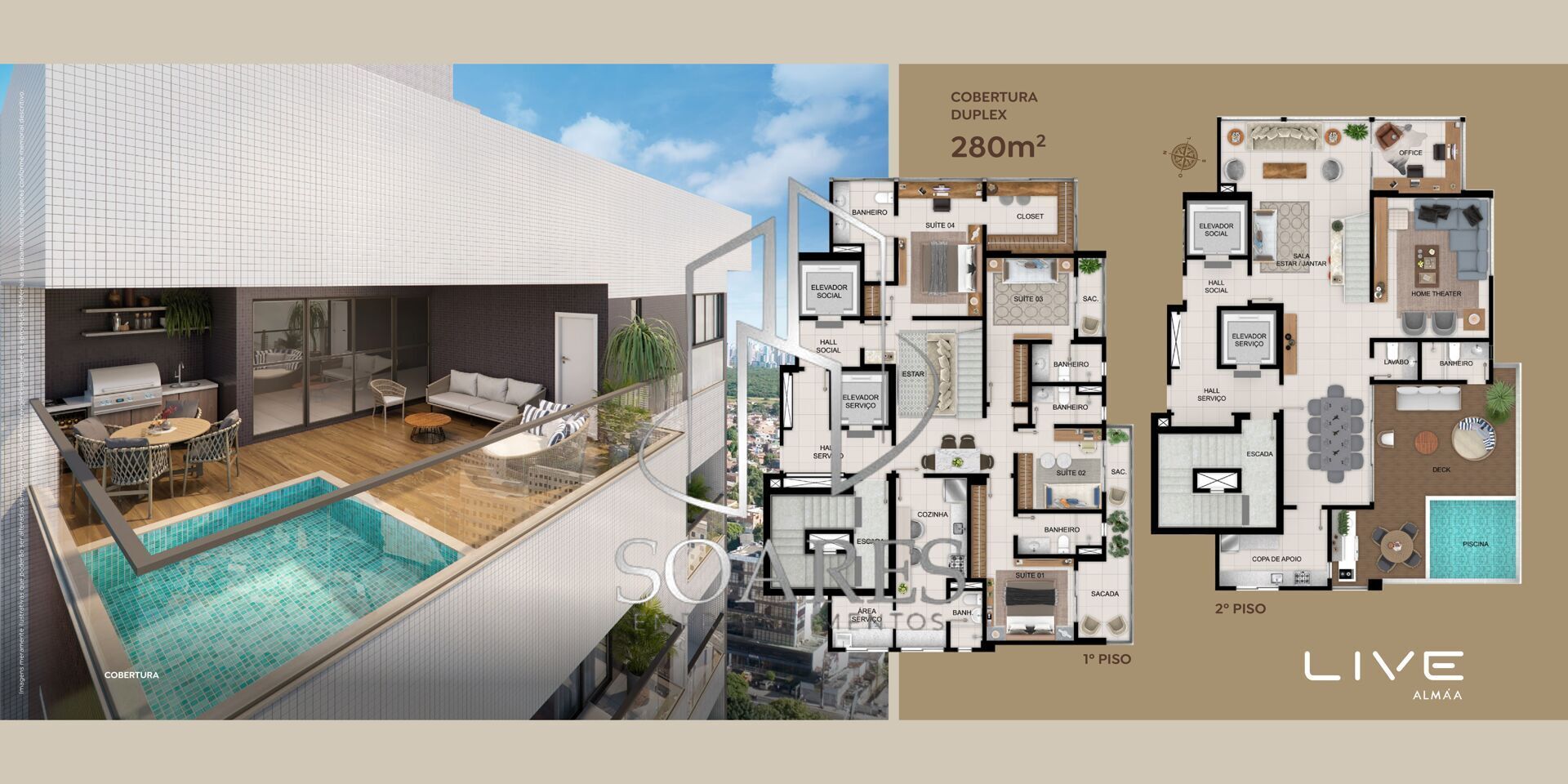 Apartamento à venda com 3 quartos, 140m² - Foto 29