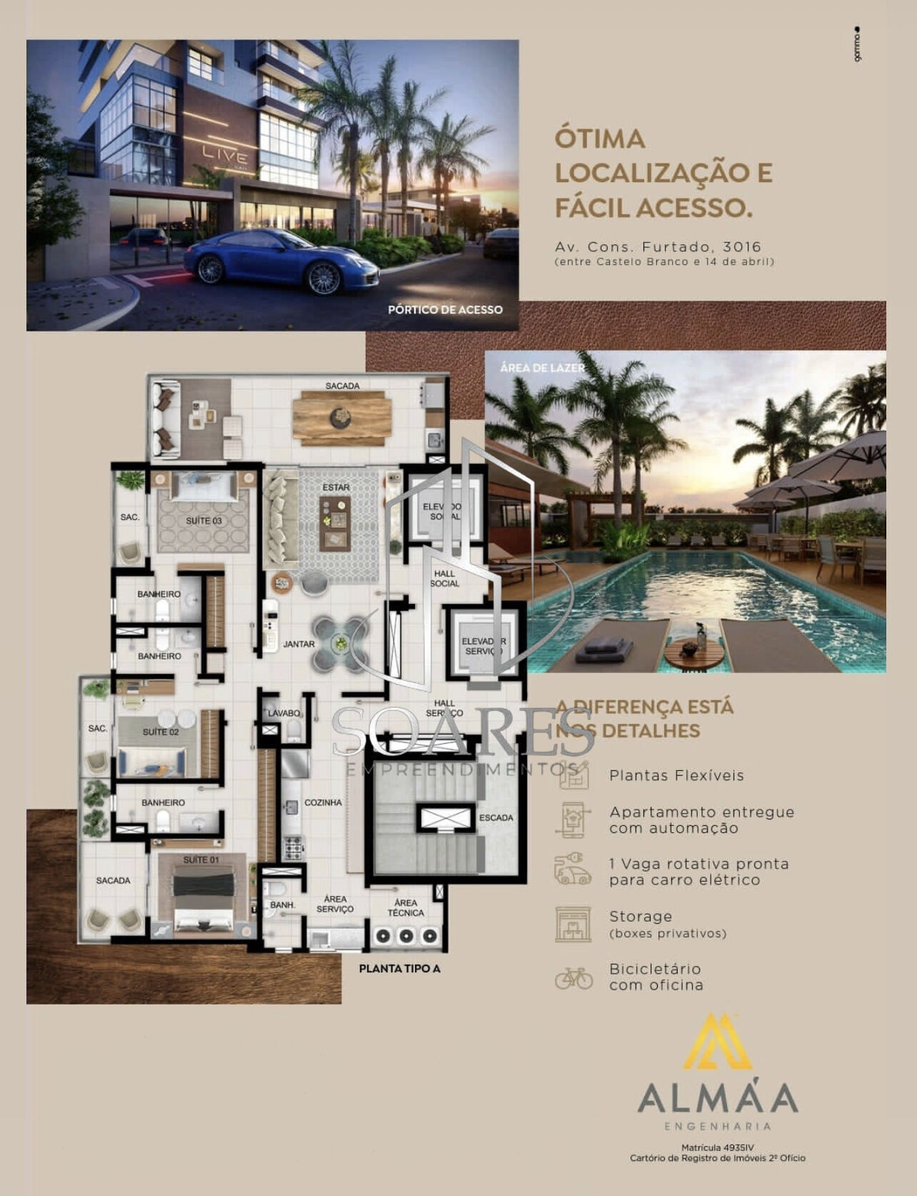 Apartamento à venda com 3 quartos, 140m² - Foto 14
