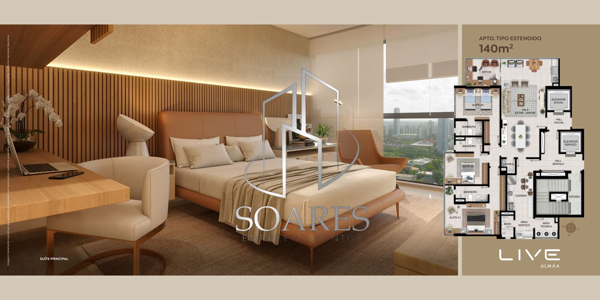 Apartamento à venda com 3 quartos, 140m² - Foto 28