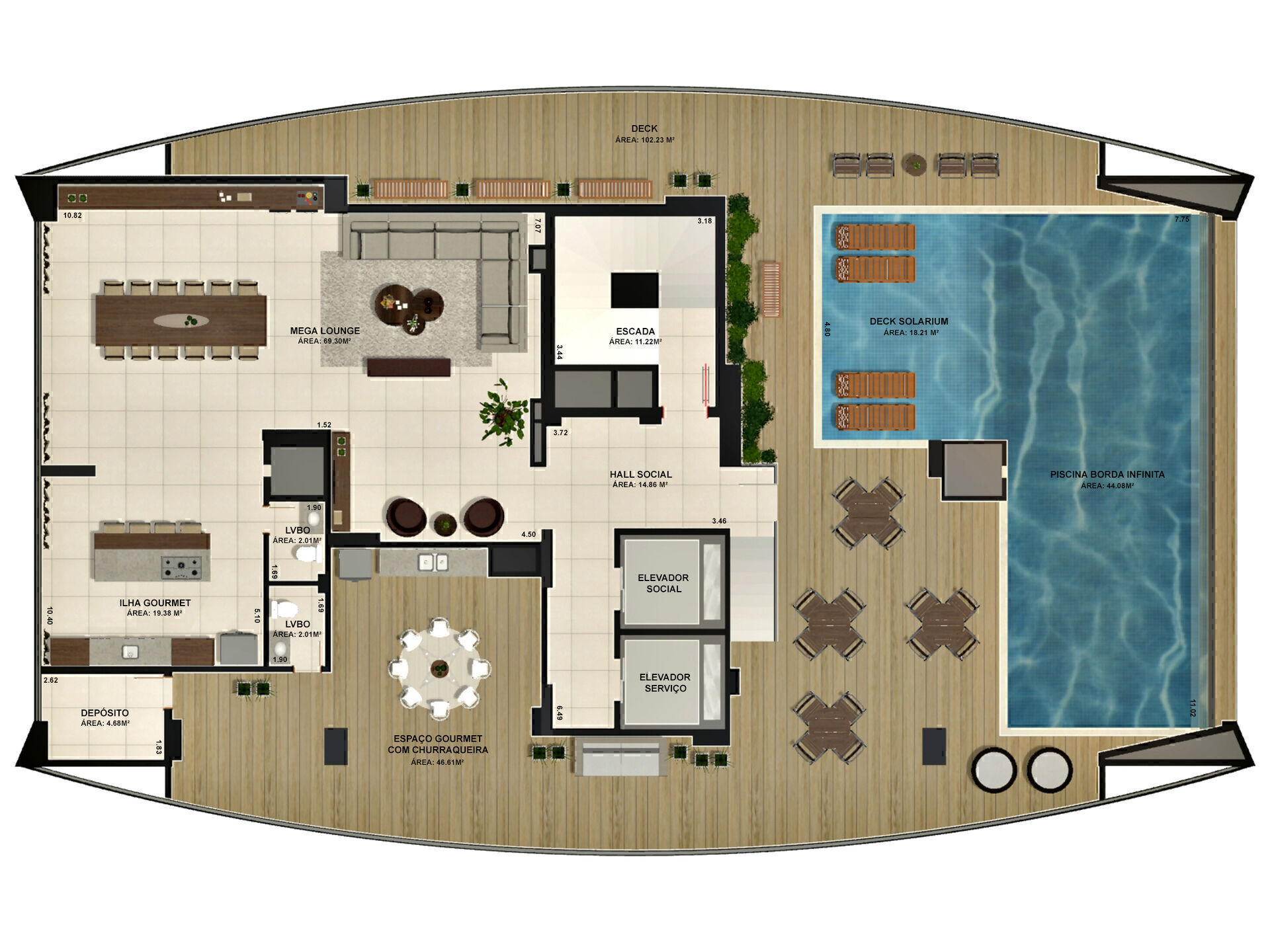 Apartamento, 3 quartos, 84 m² - Foto 46