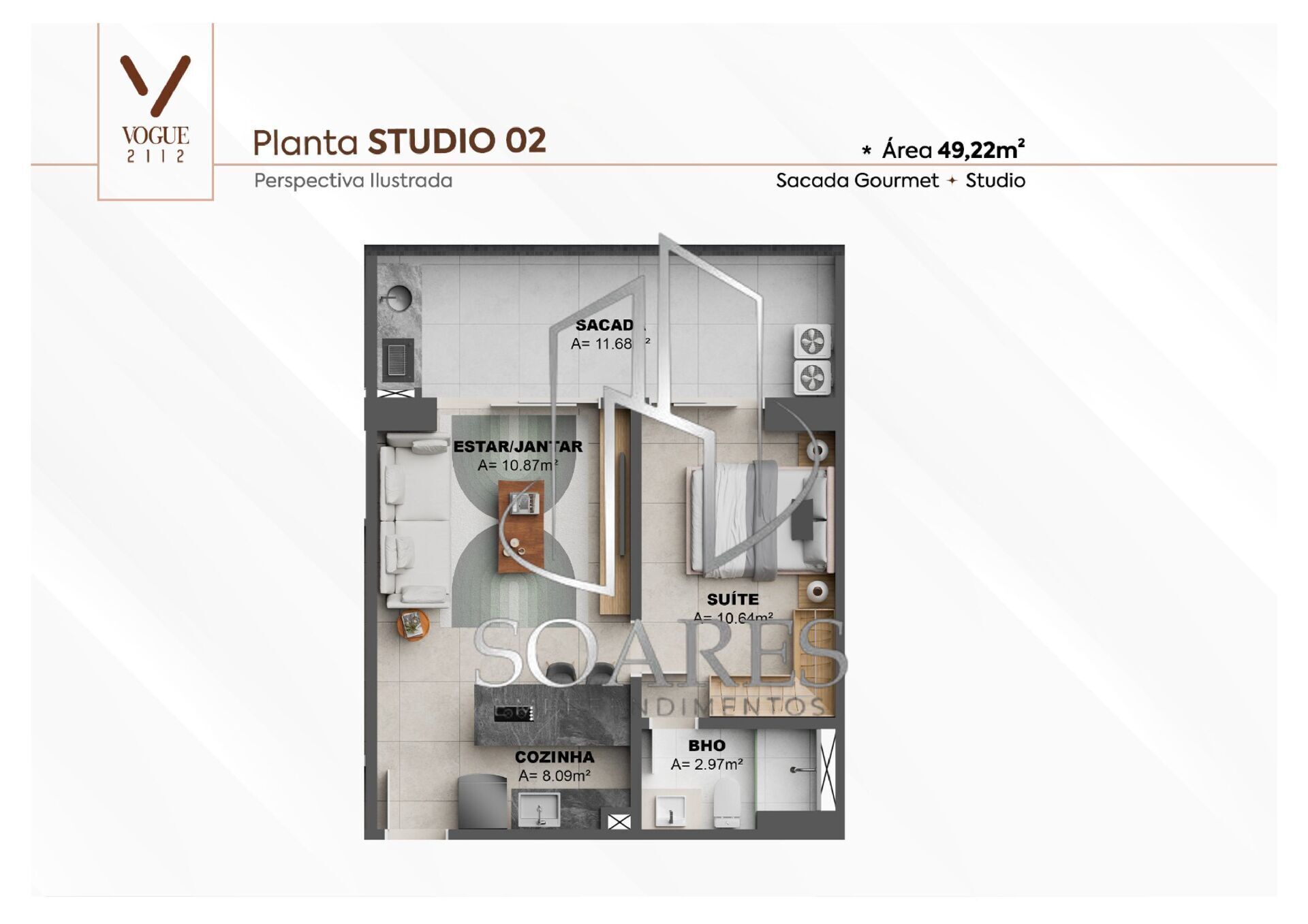 Apartamento à venda com 2 quartos, 90m² - Foto 14
