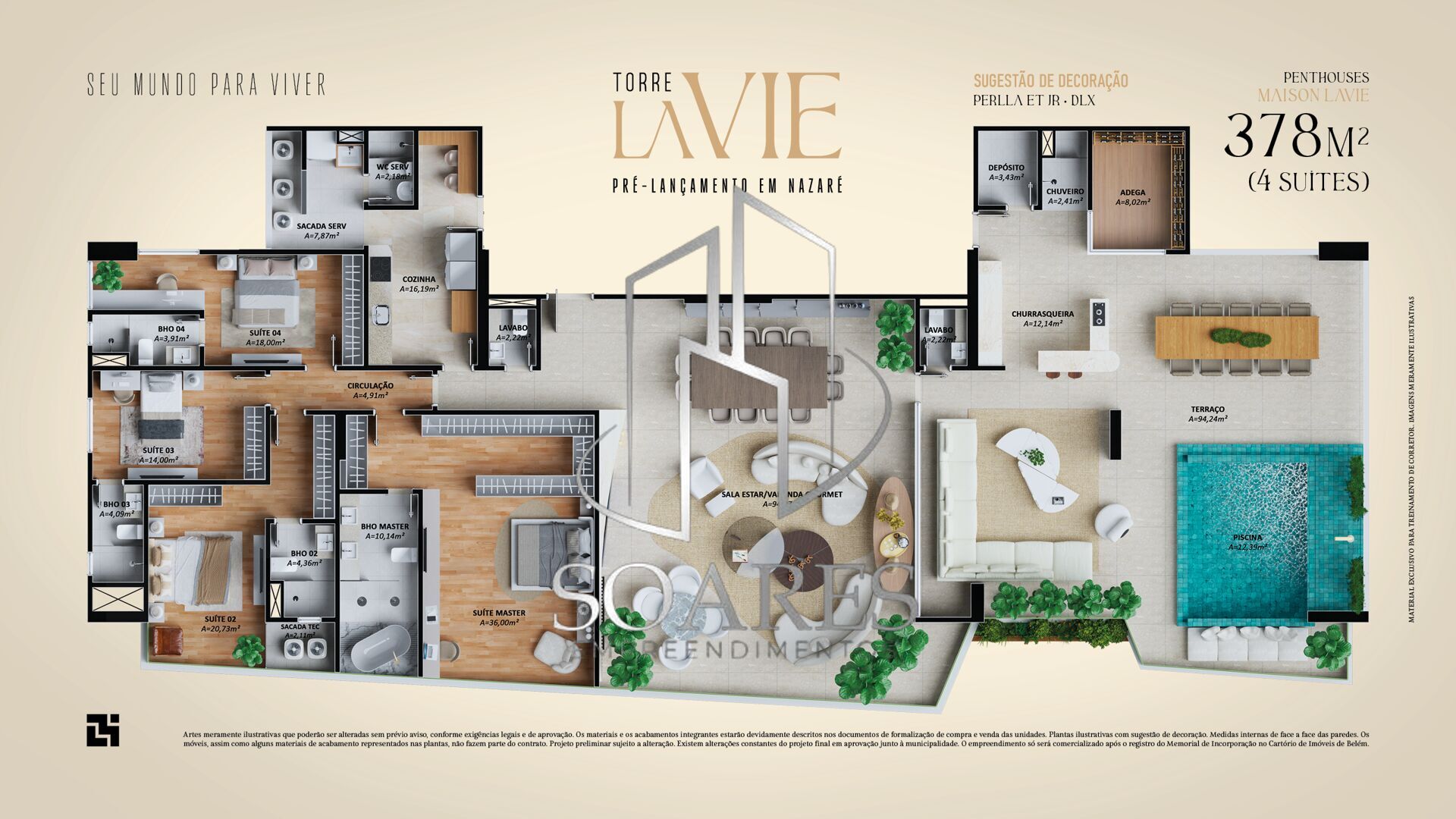 Apartamento à venda com 4 quartos, 188m² - Foto 33
