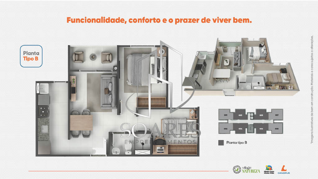 Apartamento à venda com 2 quartos, 43m² - Foto 47