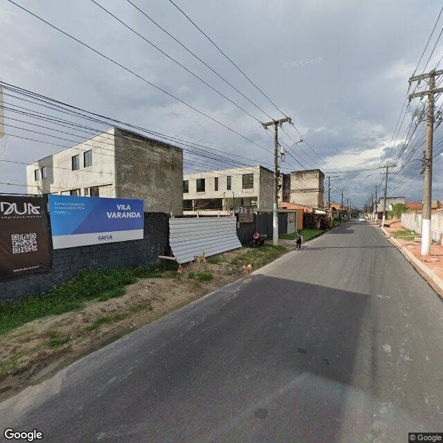 Imagem estática do "Street View" da localização