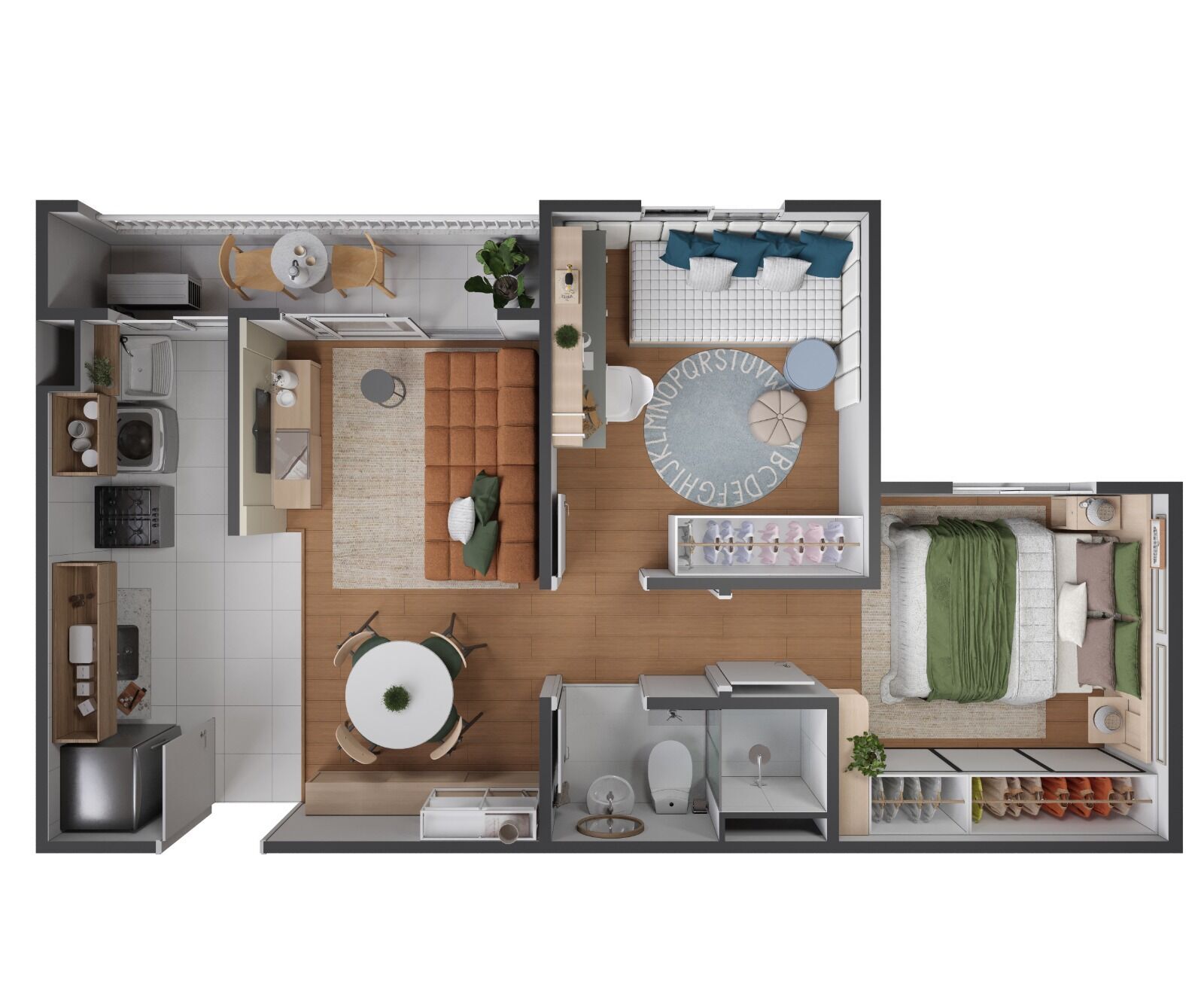 Apartamento, 2 quartos, 43 m² - Foto 13