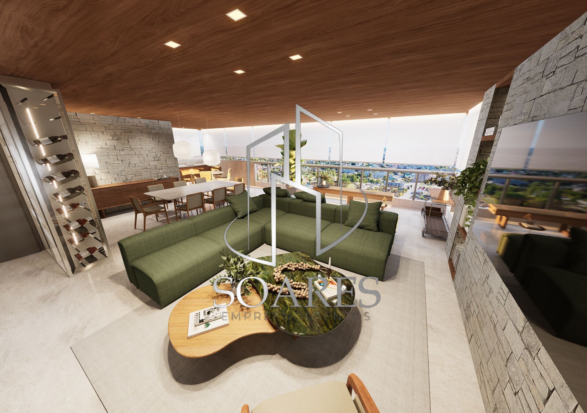 Apartamento à venda com 4 quartos, 223m² - Foto 3