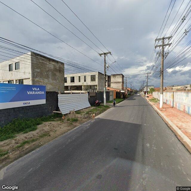 Imagem estática do "Street View" da localização