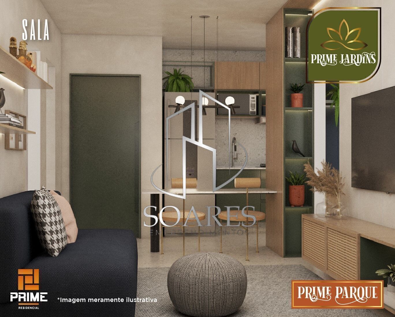 Apartamento à venda com 2 quartos, 41m² - Foto 6