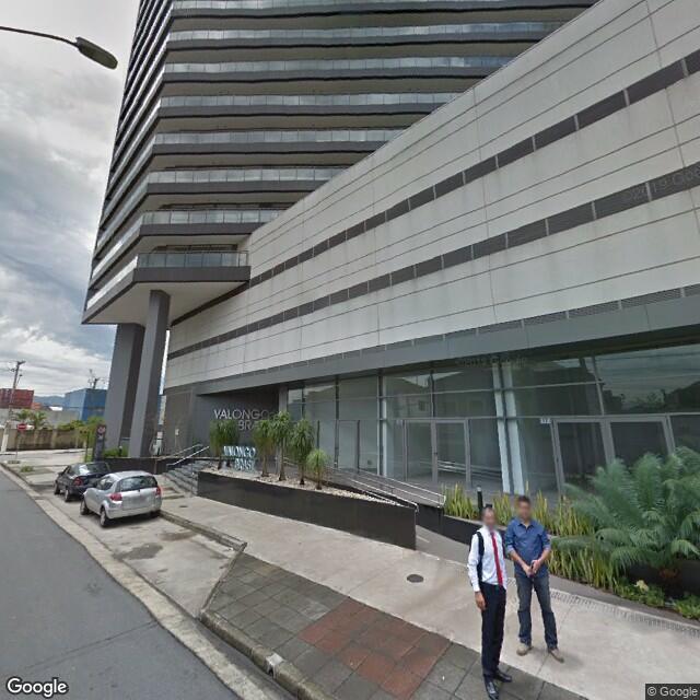 Imagem estática do "Street View" da localização