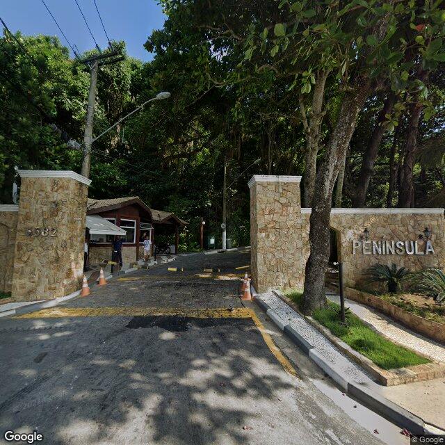 Imagem estática do "Street View" da localização