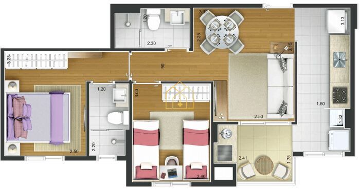 Apartamento à venda com 2 quartos, 52m² - Foto 23