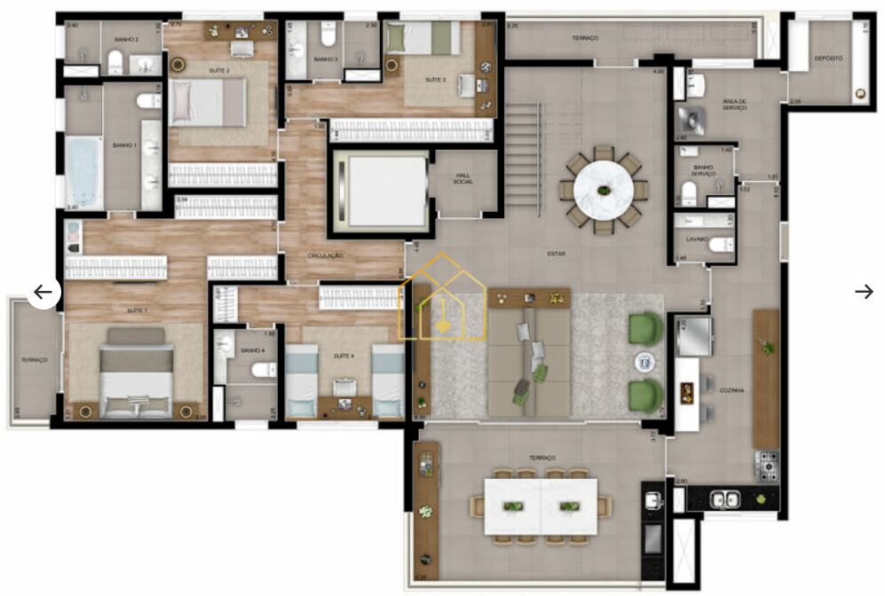 Apartamento à venda com 3 quartos, 165m² - Foto 49