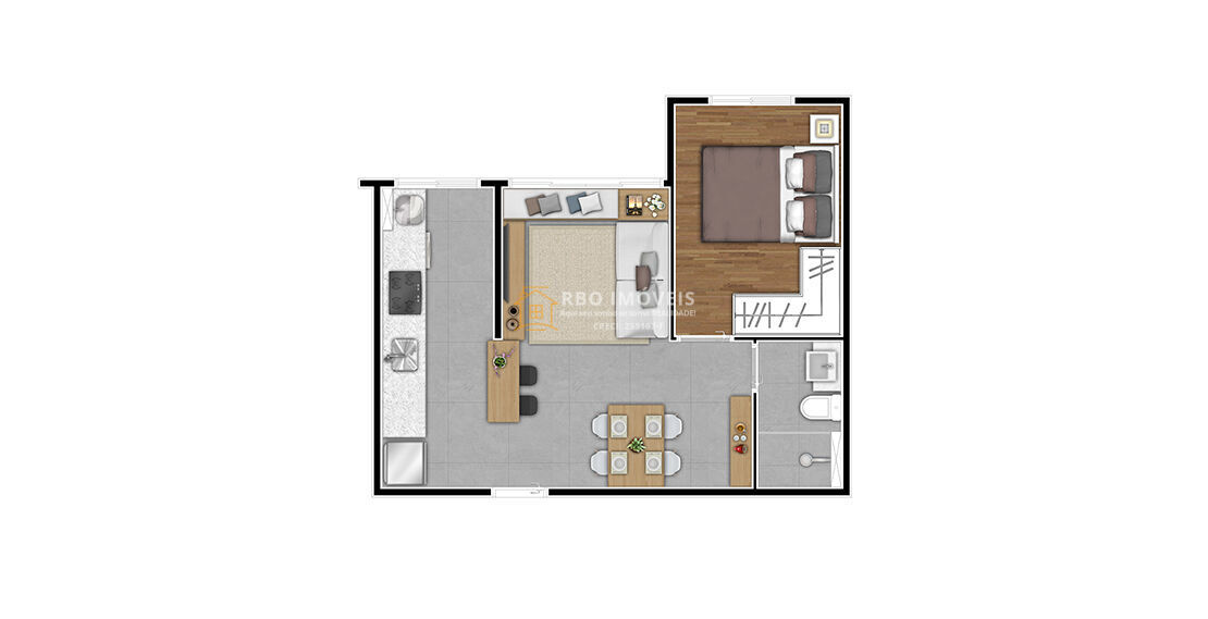 Apartamento à venda com 2 quartos, 46m² - Foto 16