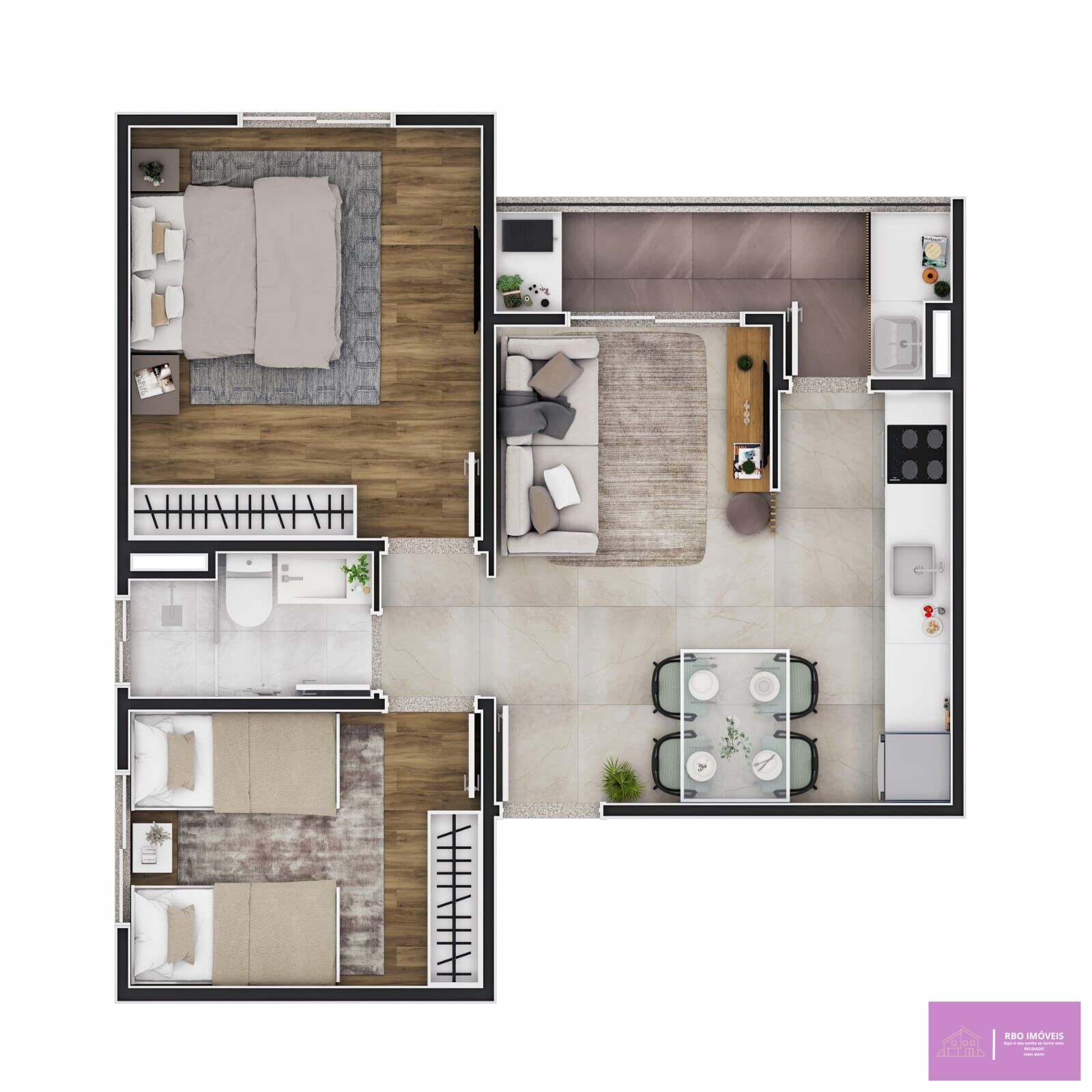 Apartamento à venda com 2 quartos, 52m² - Foto 30