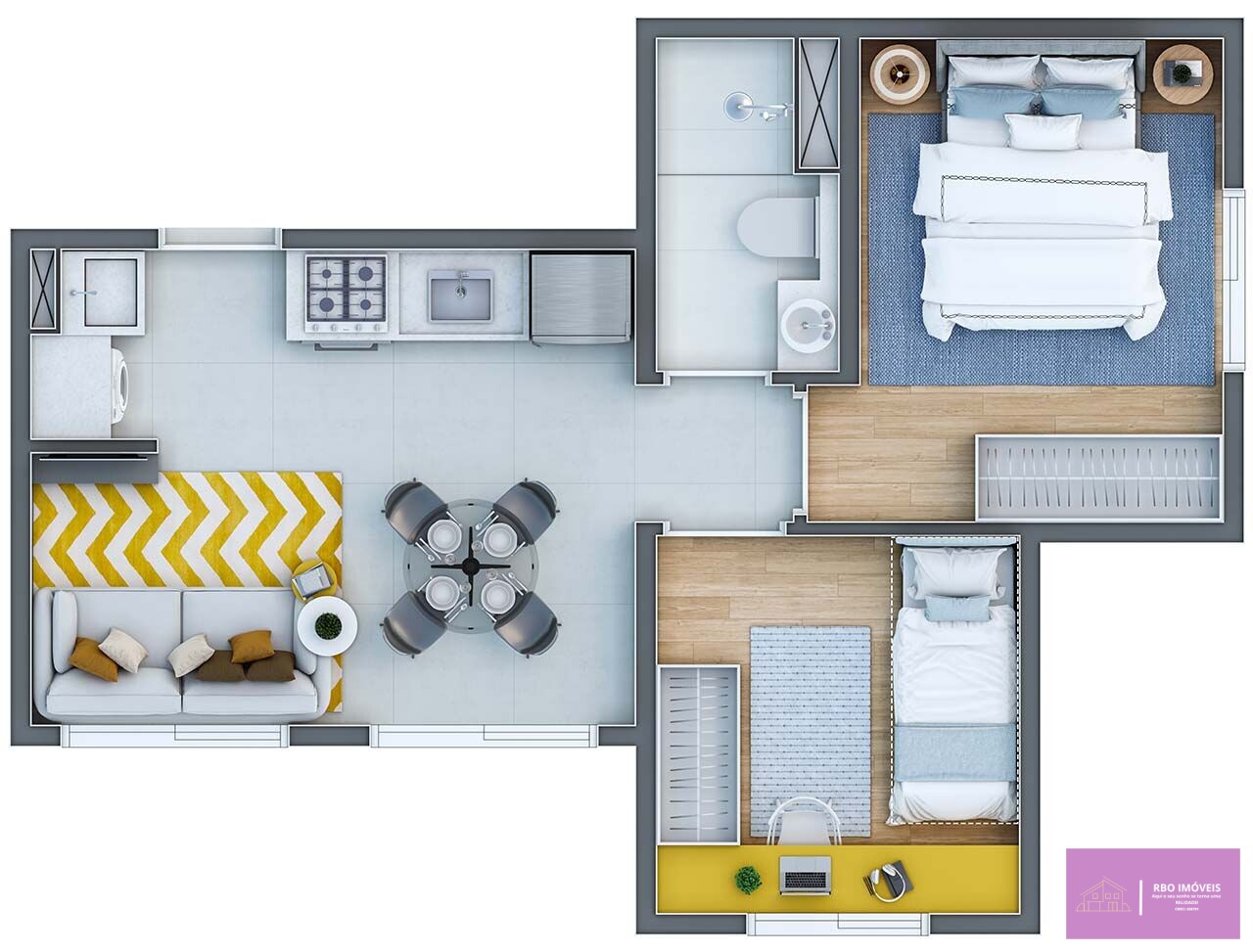 Apartamento à venda com 2 quartos, 38m² - Foto 11