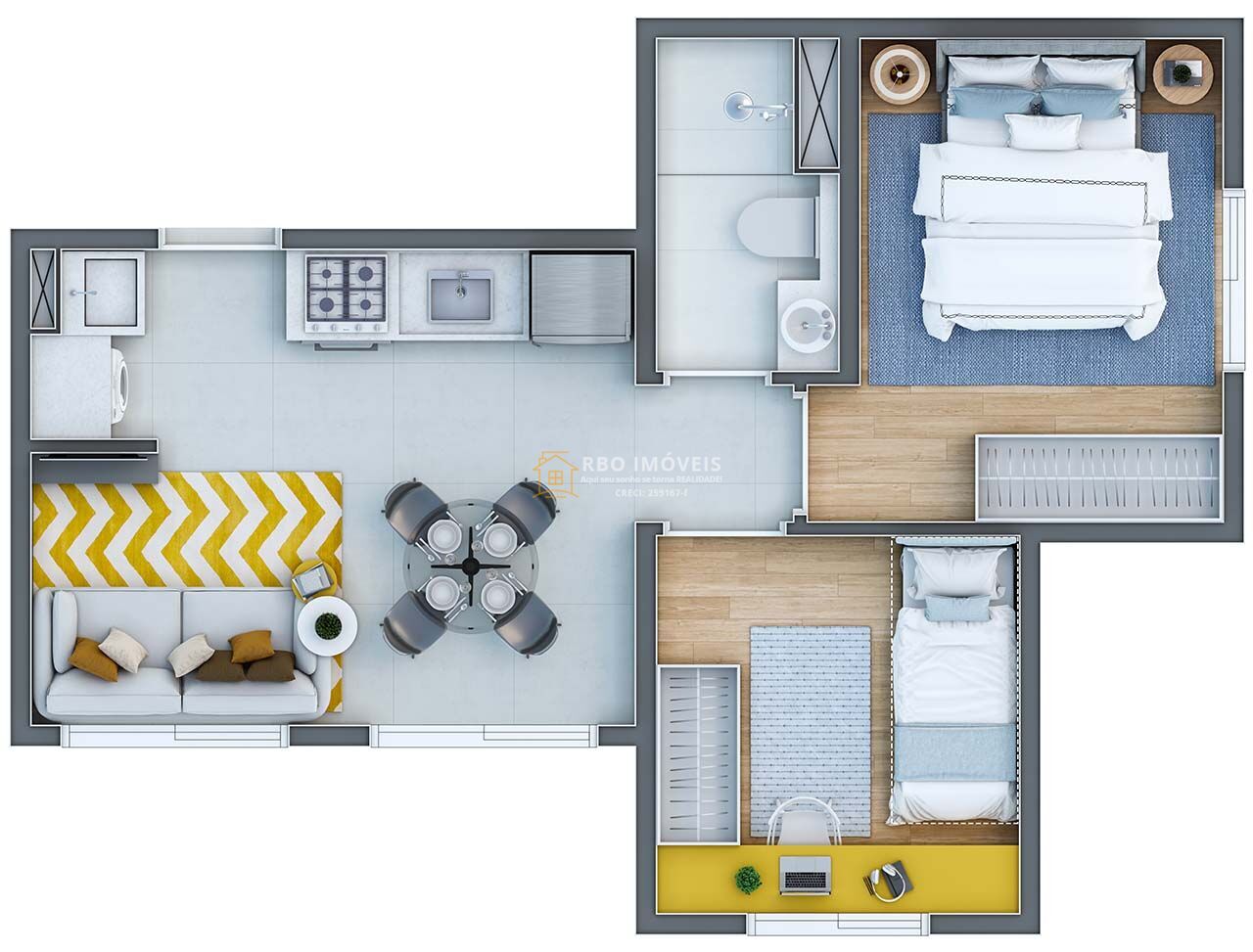 Apartamento à venda com 2 quartos, 38m² - Foto 11