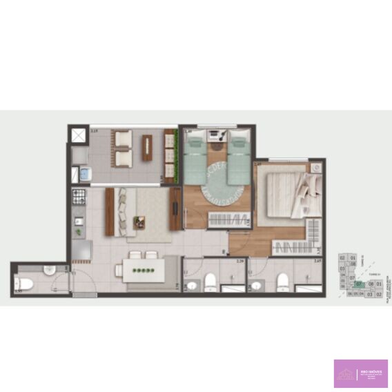 Apartamento à venda com 1 quarto, 33m² - Foto 23