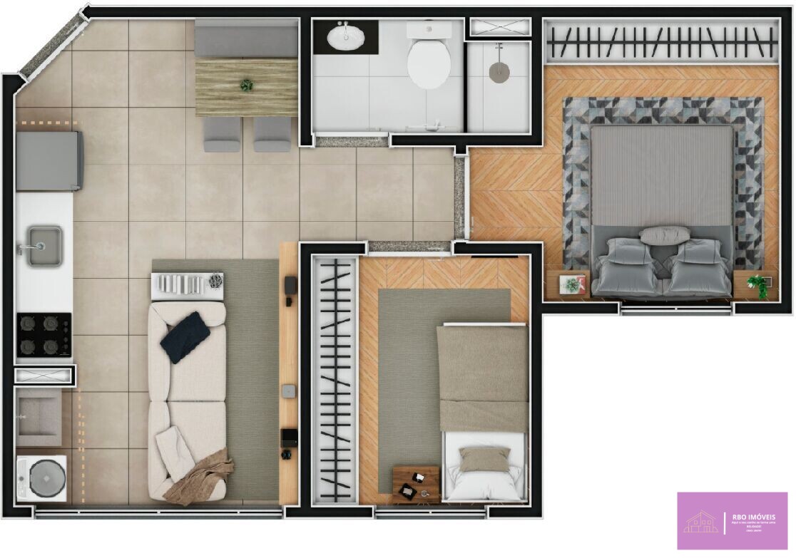 Apartamento à venda com 2 quartos, 39m² - Foto 12