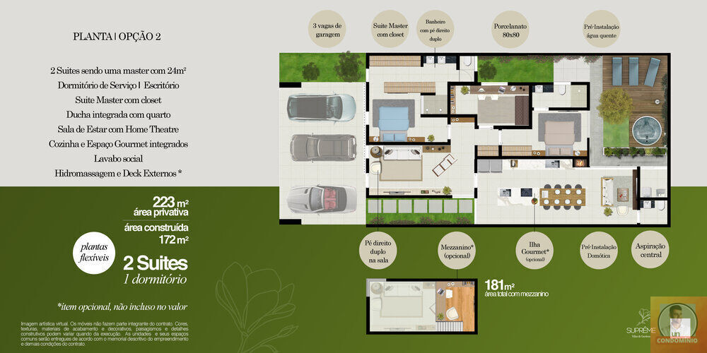 Casa de Condomínio à venda com 3 quartos, 172m² - Foto 4