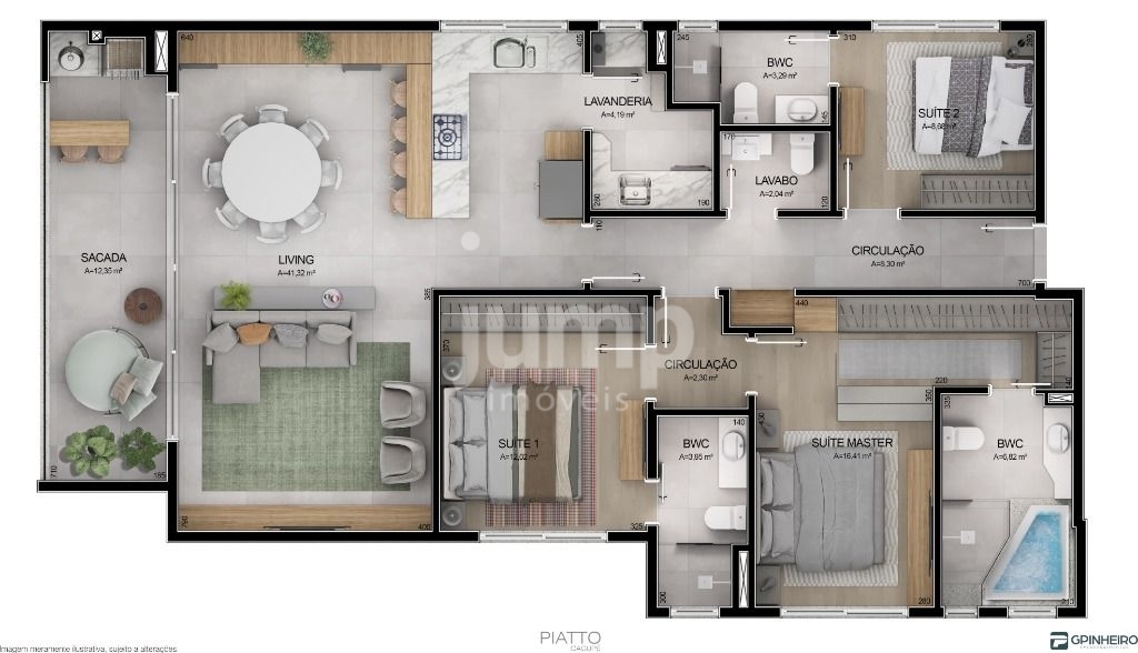 Apartamento à venda com 3 quartos, 143m² - Foto 5