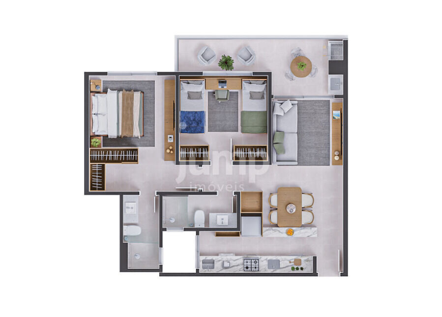 Apartamento à venda com 3 quartos, 117m² - Foto 5