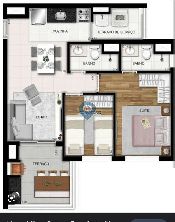 Apartamento à venda com 2 quartos, 63m² - Foto 15