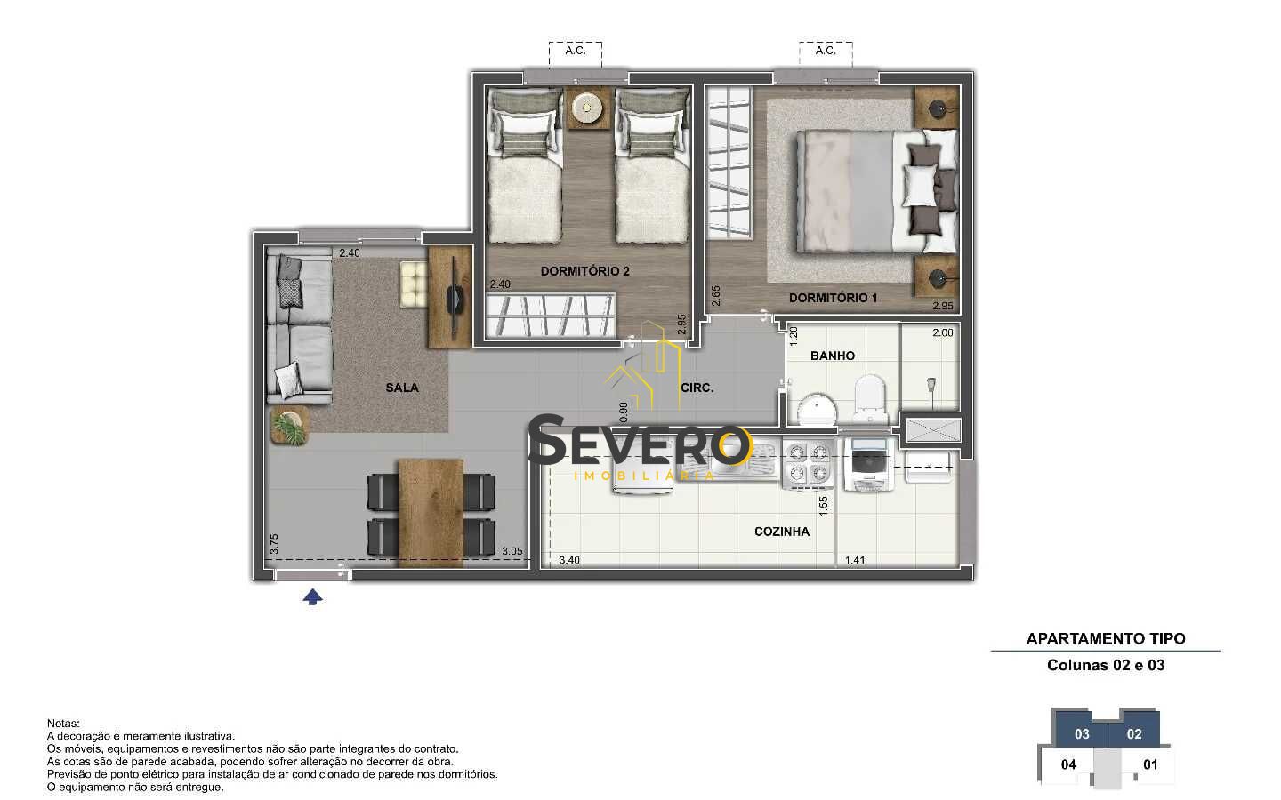 Apartamento à venda com 2 quartos, 40m² - Foto 31