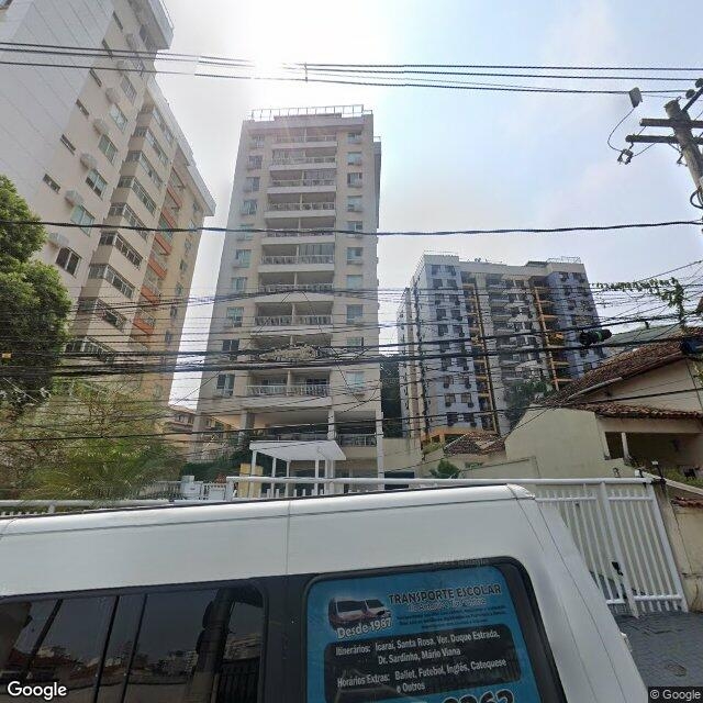 Imagem estática do "Street View" da localização