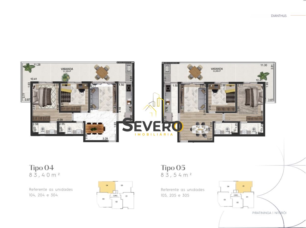 Apartamento à venda com 2 quartos, 85m² - Foto 6