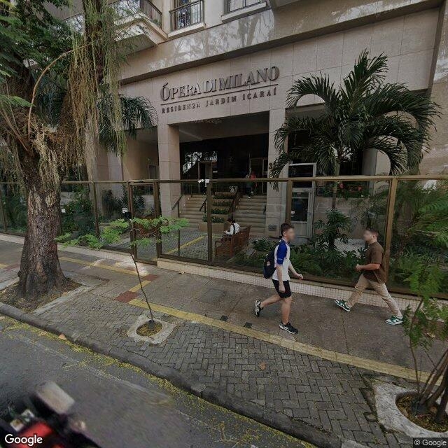 Imagem estática do "Street View" da localização