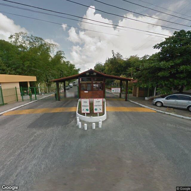 Imagem estática do "Street View" da localização