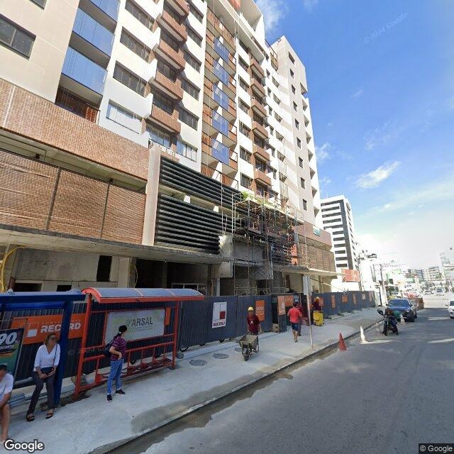 Imagem estática do "Street View" da localização