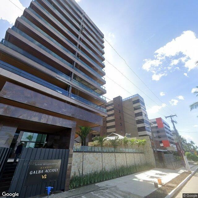 Imagem estática do "Street View" da localização