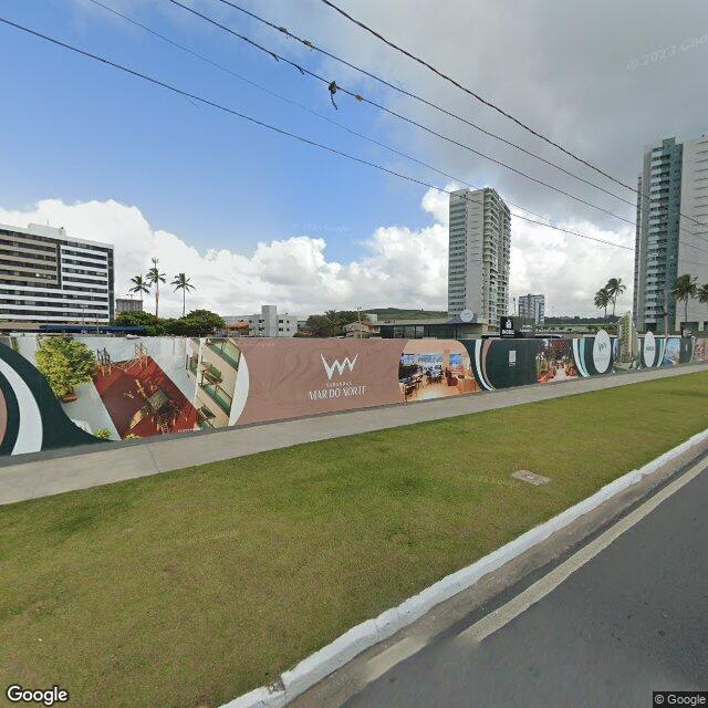 Imagem estática do "Street View" da localização